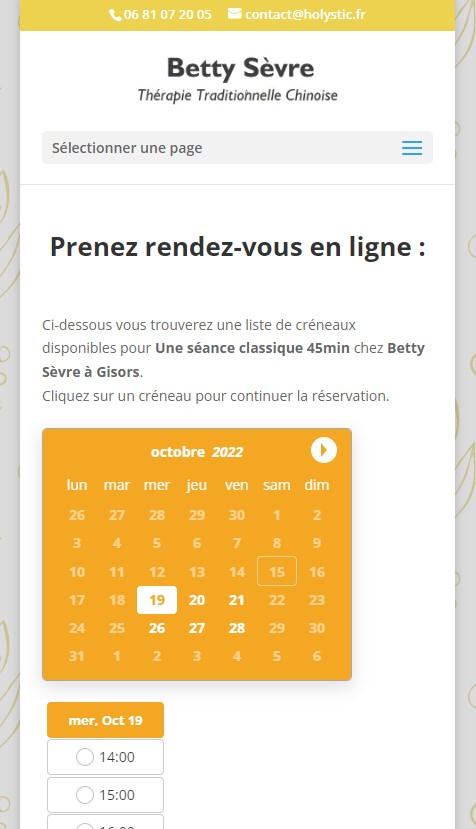 rendez vous en ligne wordpress