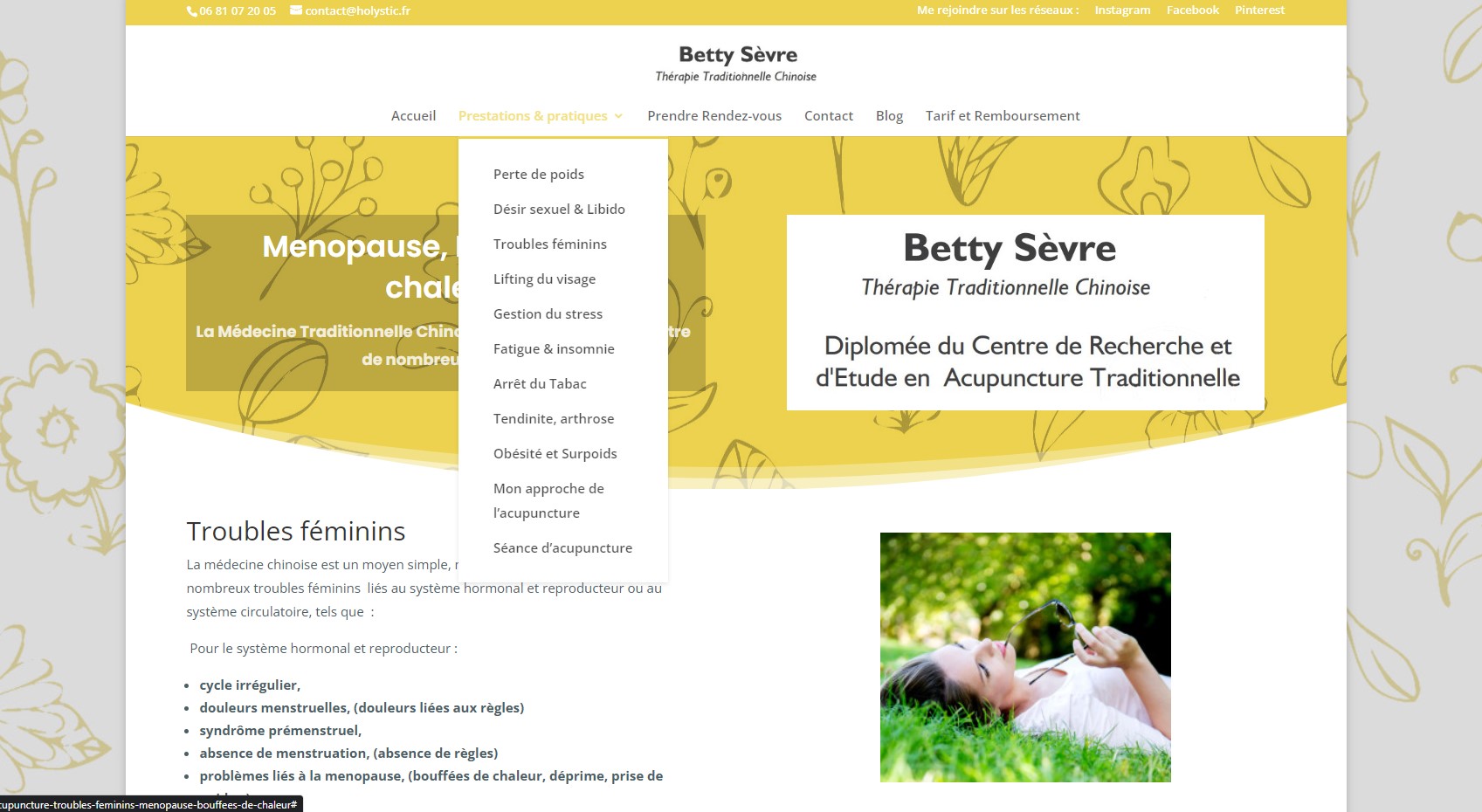 site vitrine acuponcture wordpress 2