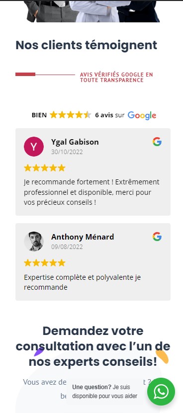 avis google wordpress