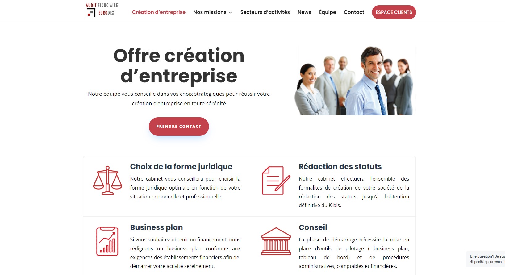 création entreprise